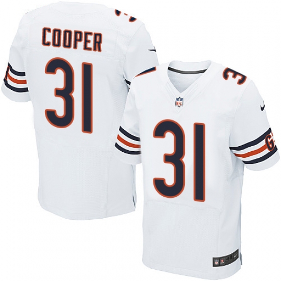 Men's Nike Chicago Bears #31 Marcus Cooper Elite White NFL Jersey - Ujersey