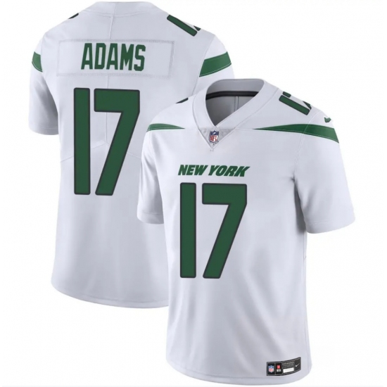 Men's New York Jets #17 Davante Adams White 2024 Vapor Untouchable Limited Football Stitched Jersey - Ujersey