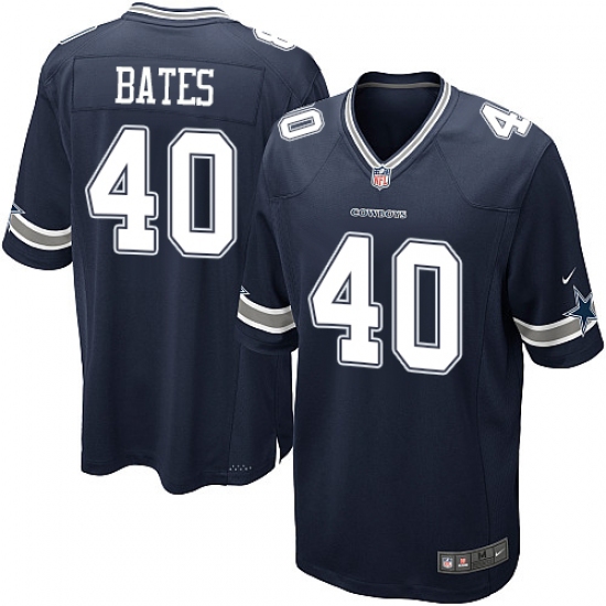 Men's Nike Dallas Cowboys #40 Bill Bates Game Navy Blue Team Color NFL Jersey - Ujersey