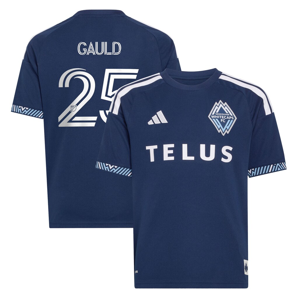 Youth Vancouver Whitecaps FC Ryan Gauld adidas Blue The Coastal Jersey Replica Jersey - Ujersey
