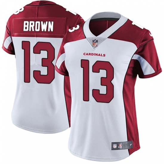 Women's Nike Arizona Cardinals #13 Jaron Brown Elite White NFL Jersey - Ujersey