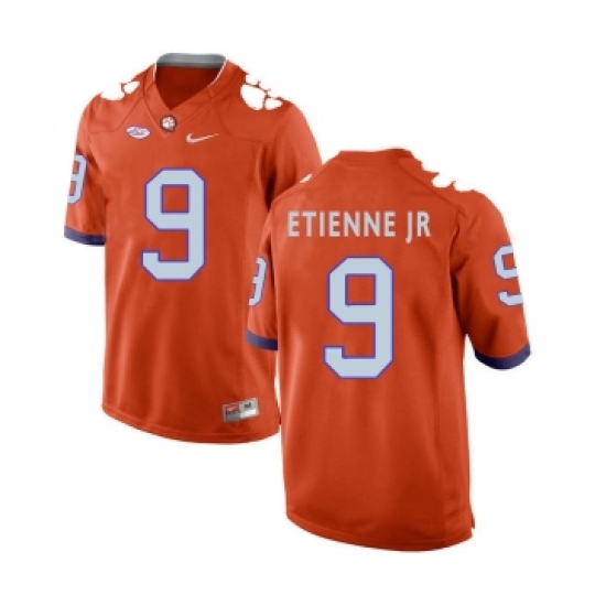 Clemson Tigers 9 Travis Etienne Jr Orange College Football Jersey - Ujersey