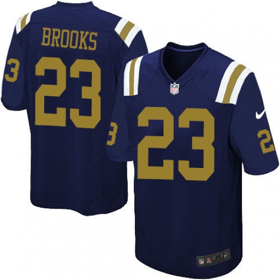 Men's Nike New York Jets #23 Terrence Brooks Limited Navy Blue Alternate NFL Jersey - Ujersey