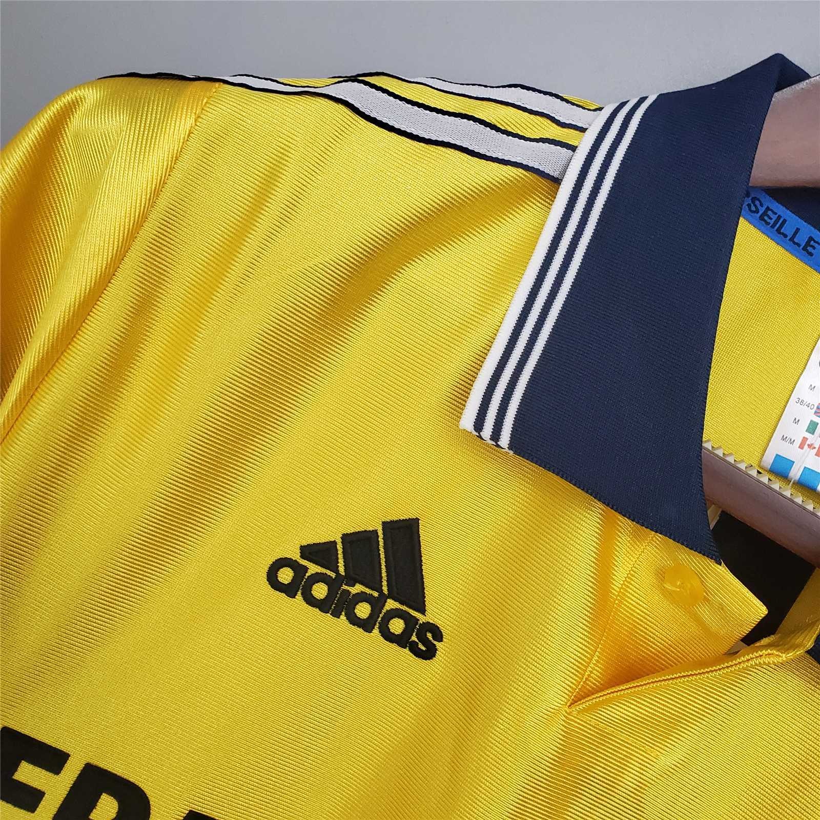 Marseille Retro Soccer Jersey Away Custom Shirt 1998-99 - ujerseystore