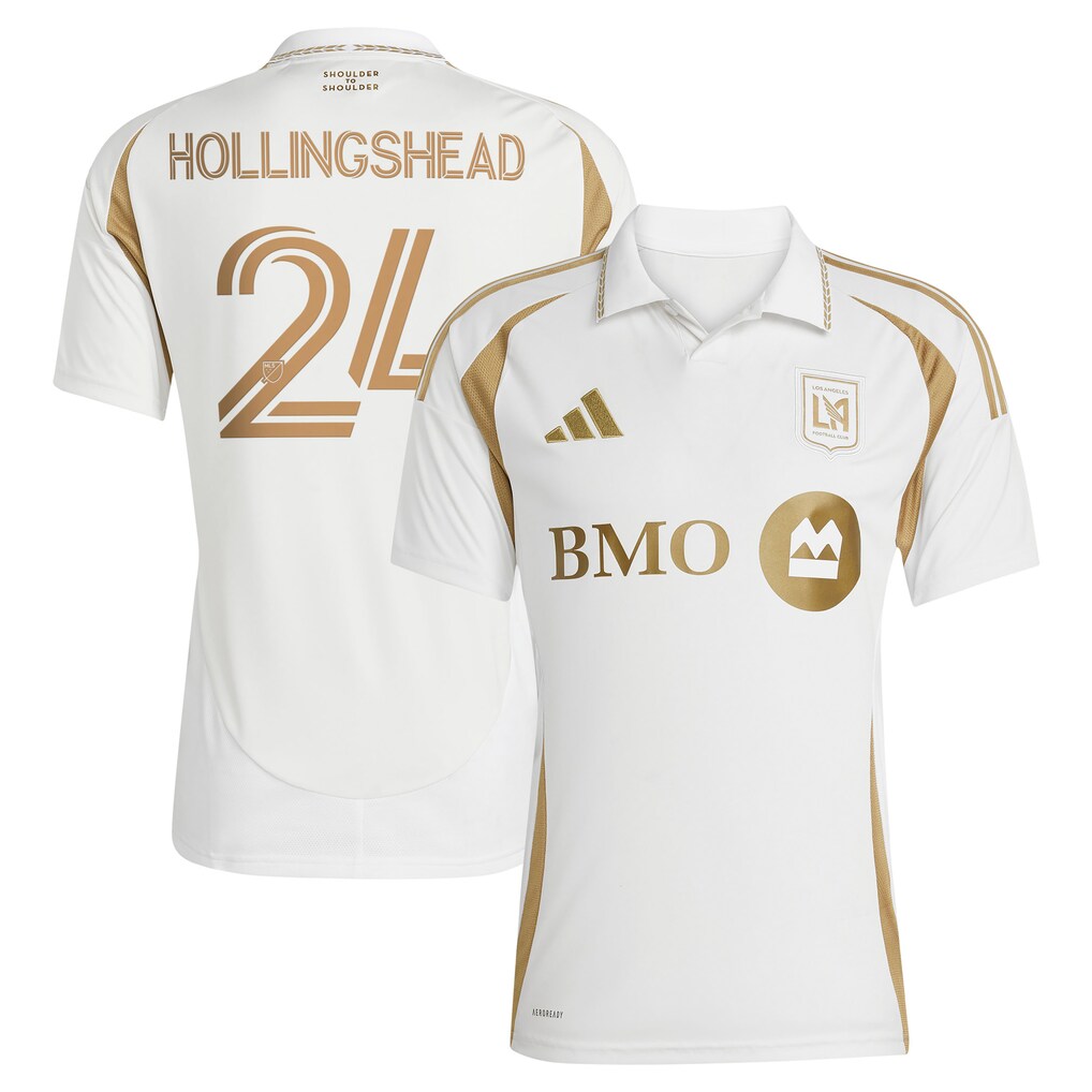 Men's LAFC Ryan Hollingshead adidas White 2025 Secondary Replica Player Jersey - Ujersey