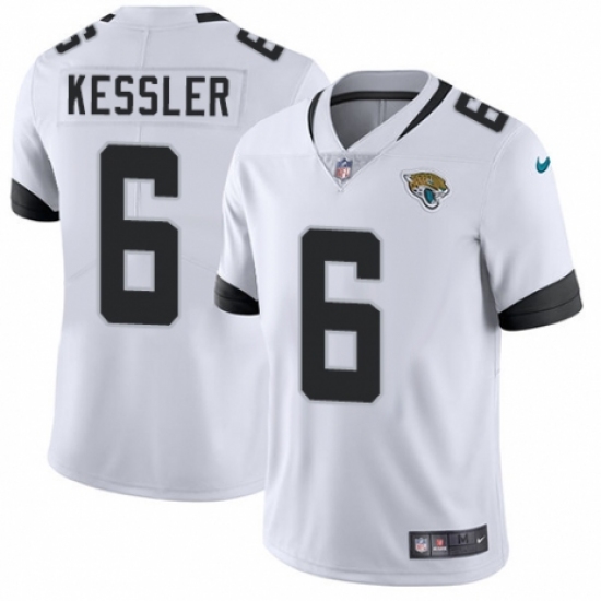 Men's Nike Jacksonville Jaguars #6 Cody Kessler White Vapor Untouchable Limited Player NFL Jersey - Ujersey