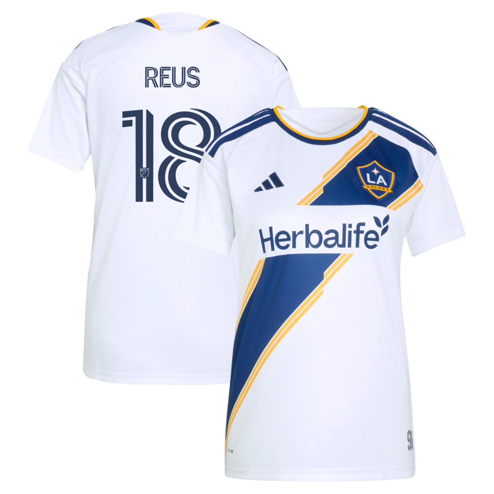 Women's LA Galaxy Marco Reus adidas White 2026 The VeloCITY Kit Replica Jersey - Ujersey