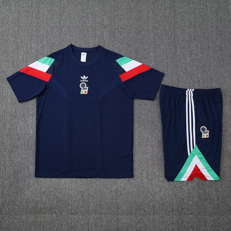 Italy Training Jersey Kit Navy 2025 - Ujersey NHL