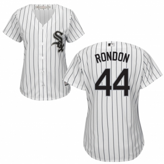 Women's Majestic Chicago White Sox #44 Bruce Rondon Replica White Home Cool Base MLB Jersey - Ujersey