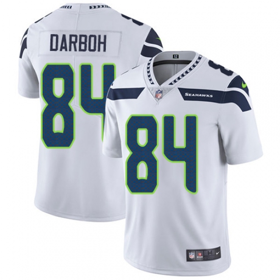 Men's Nike Seattle Seahawks #84 Amara Darboh White Vapor Untouchable Limited Player NFL Jersey - Ujersey
