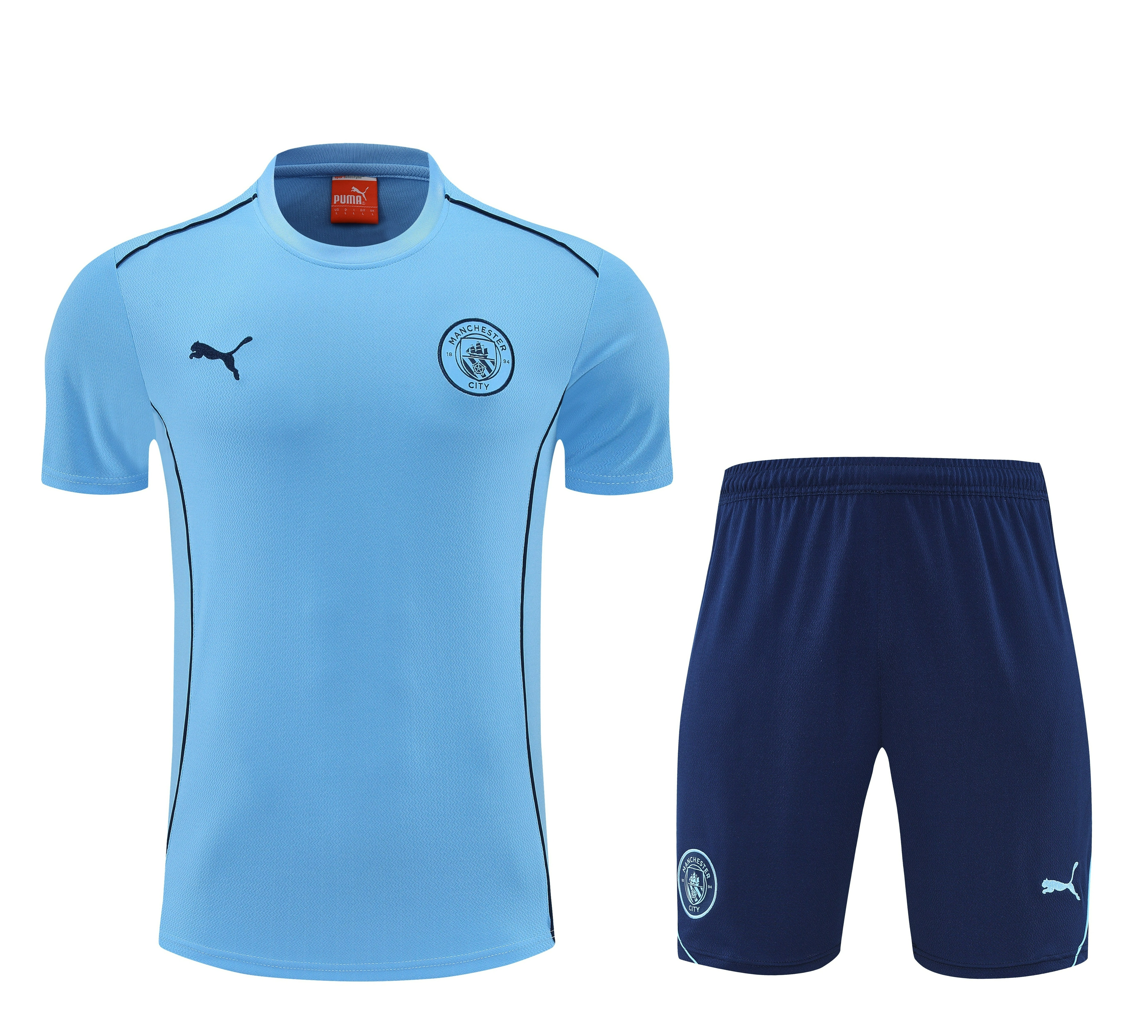 Manchester City Training Jersey Kit Blue 2025/26 - Ujersey NHL
