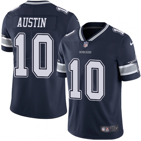 Men's Nike Dallas Cowboys #10 Tavon Austin Navy Blue Team Color Vapor Untouchable Limited Player NFL Jersey - Ujersey