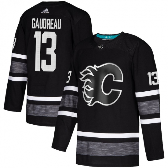 Men's Adidas Calgary Flames #13 Johnny Gaudreau Black 2019 All-Star Game Parley Authentic Stitched NHL Jersey - Ujersey