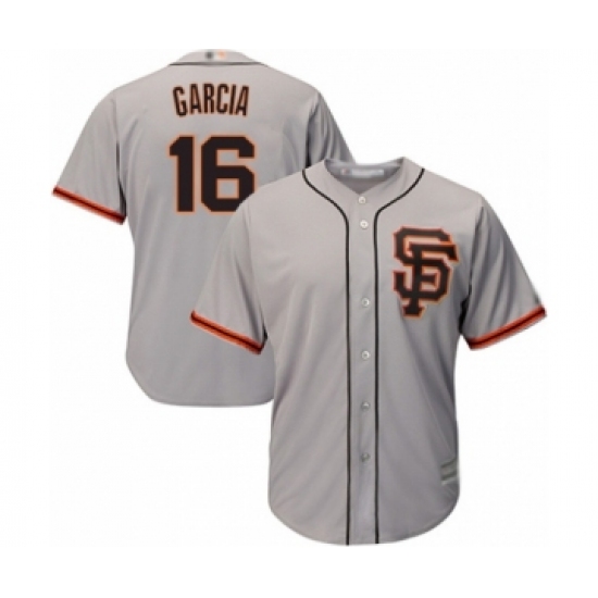 Youth San Francisco Giants #16 Aramis Garcia Authentic Grey Road 2 Cool Base Baseball Player Jersey - Ujersey