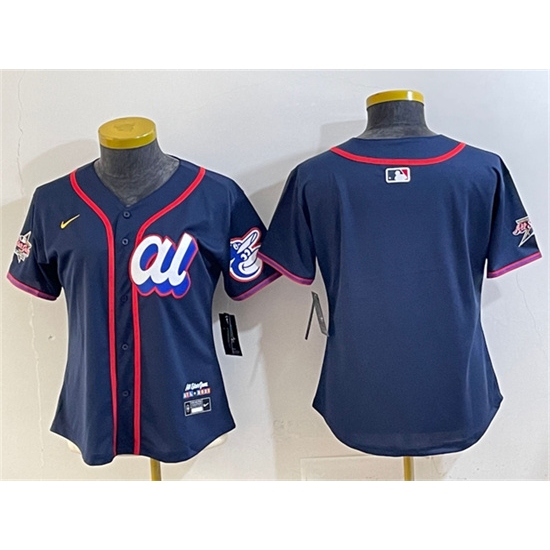Youth American League Baltimore Orioles Blank Navy 2025 All-Star Edition Limited Stitched Baseball Jersey - Ujersey
