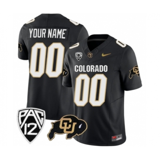 Men's Colorado Buffaloes Active Player Custom Black 2023 F.U.S.E. Stitched Football Jersey - Ujersey