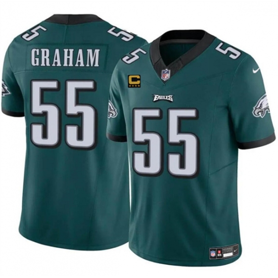 Men's Philadelphia Eagles #55 Brandon Graham Green F.U.S.E. With 4-Star C Vapor Untouchable Limited Football Stitched Jersey - Ujersey