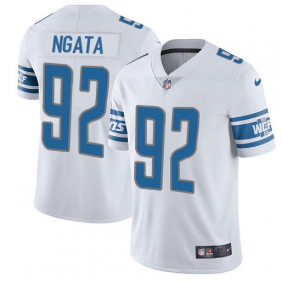 Youth Nike Detroit Lions #92 Haloti Ngata Limited White Vapor Untouchable NFL Jersey - Ujersey