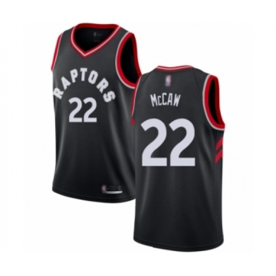 Men's Toronto Raptors #22 Patrick McCaw Authentic Black Basketball Jersey Statement Edition - Ujersey