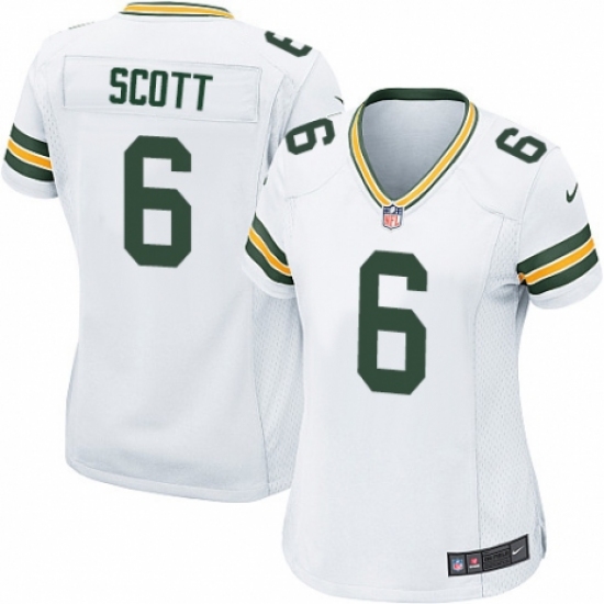 Women's Nike Green Bay Packers #6 JK Scott Game White NFL Jersey - Ujersey