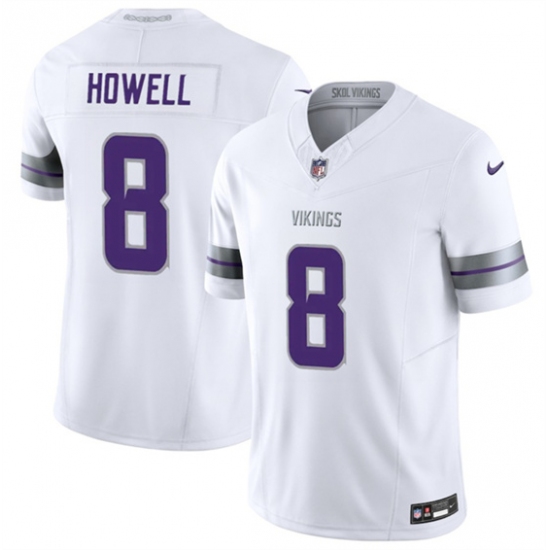 Men's Minnesota Vikings #8 Sam Howell White 2025 F.U.S.E. Winter Warrior Limited Football Stitched Jersey - Ujersey