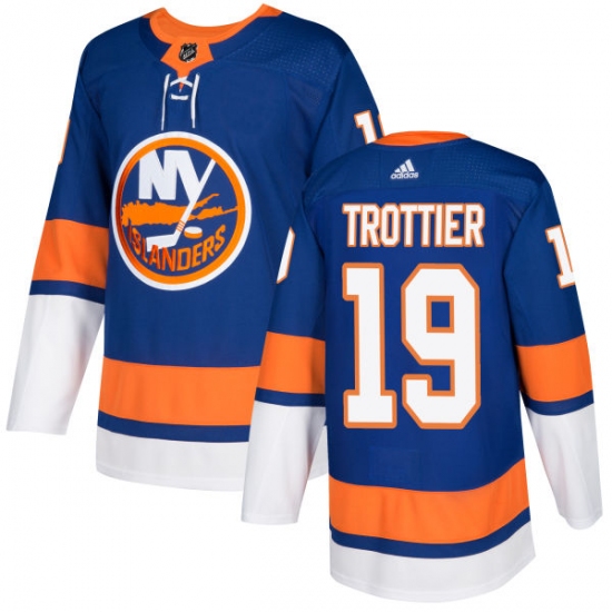 Youth Adidas New York Islanders #19 Bryan Trottier Authentic Royal Blue Home NHL Jersey - Ujersey