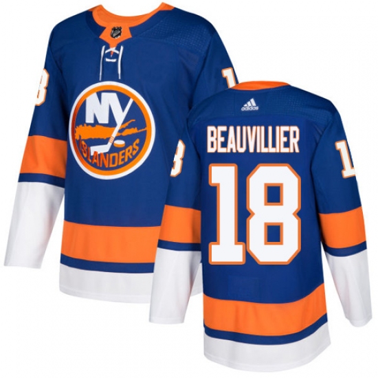 Men's Adidas New York Islanders #18 Anthony Beauvillier Premier Royal Blue Home NHL Jersey - Ujersey