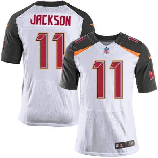 Men's Nike Tampa Bay Buccaneers #11 DeSean Jackson Elite White NFL Jersey - Ujersey