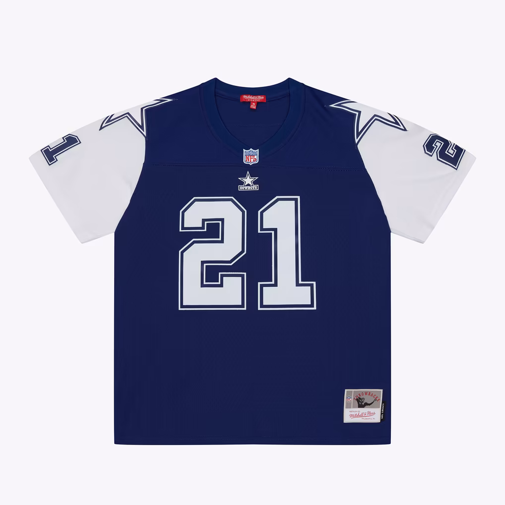 Women's Dallas Cowboys Deion Sanders Mitchell & Ness Navy 1995 Legacy Replica Jersey