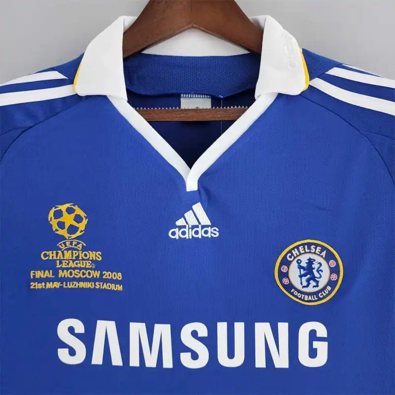 Chelsea Retro Football Jersey Home Shirt UCL Final 2007-08 - U-jersey