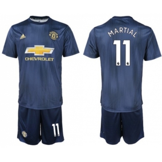 Manchester United #11 Martial Third Soccer Club Jersey