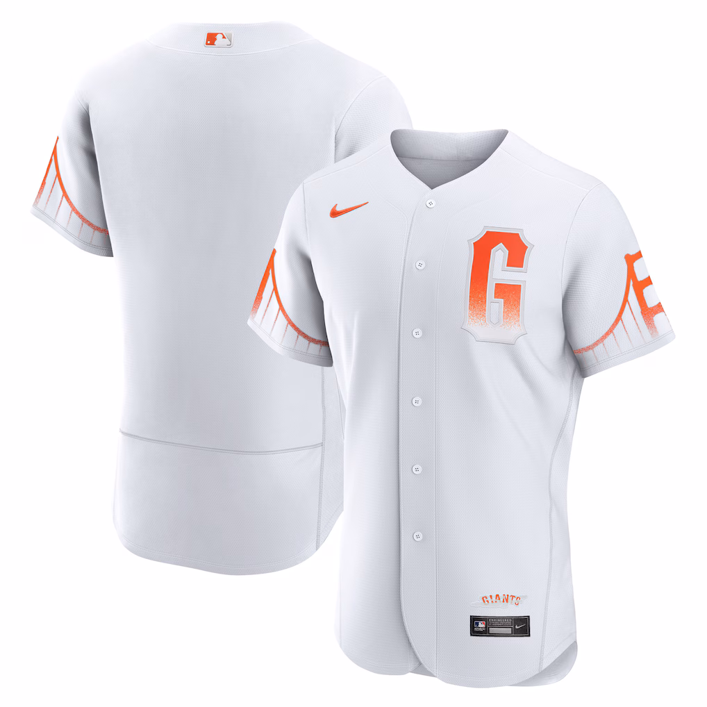 Men's San Francisco Giants Nike White City Connect Authentic Jersey