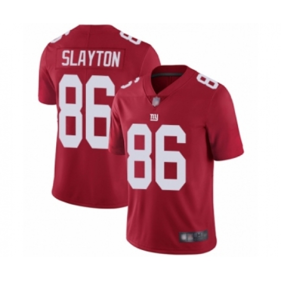 Men's New York Giants #86 Darius Slayton Red Alternate Vapor Untouchable Limited Player Football Jersey - Ujersey