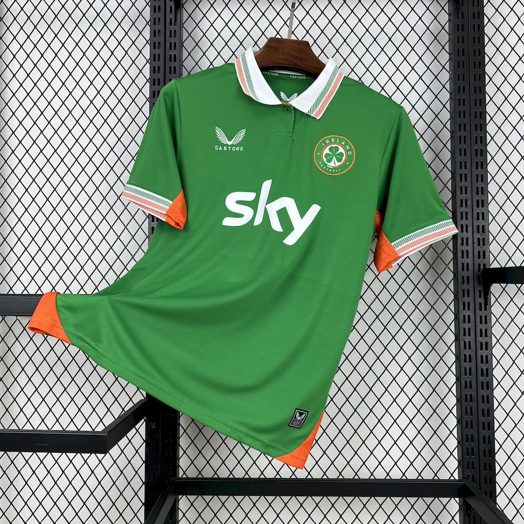 Ireland Soccer Jersey Home Custom Shirt 2025 - ujerseystore