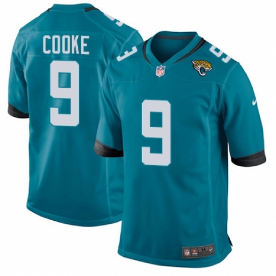 Men's Nike Jacksonville Jaguars #9 Logan Cooke Game Black Alternate NFL Jersey - Ujersey