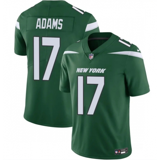 Men's New York Jets #17 Davante Adams Green 2024 Vapor Untouchable Limited Football Stitched Jersey