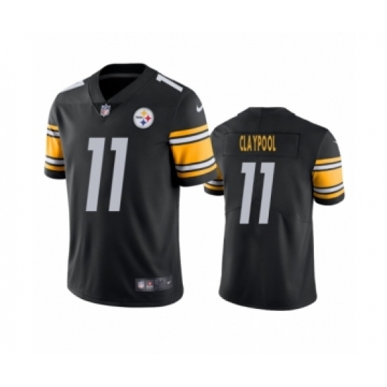 Pittsburgh Steelers #11 Chase Claypool Black 2020 NFL Draft Vapor Limited Jersey - Ujersey