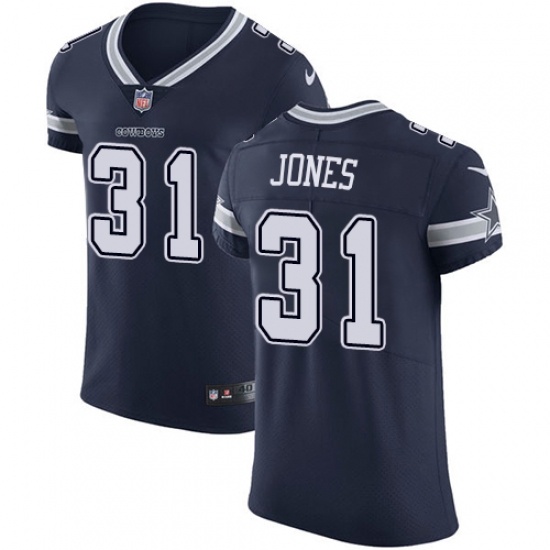 Men's Nike Dallas Cowboys #31 Byron Jones Navy Blue Team Color Vapor Untouchable Elite Player NFL Jersey - Ujersey