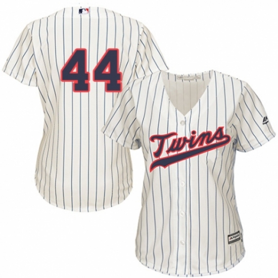 Women's Majestic Minnesota Twins #44 Kyle Gibson Authentic Cream Alternate Cool Base MLB Jersey - Ujersey