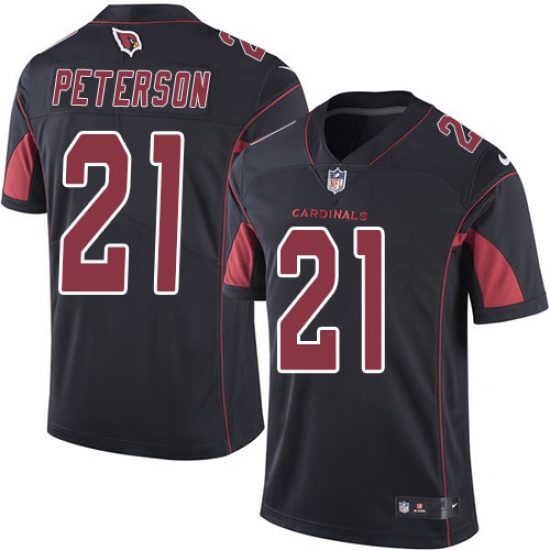 Youth Nike Arizona Cardinals #21 Patrick Peterson Limited Black Rush Vapor Untouchable NFL Jersey - Ujersey