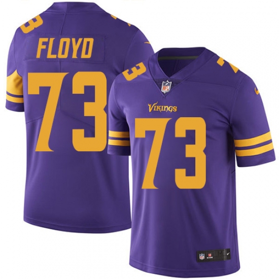 Youth Nike Minnesota Vikings #73 Sharrif Floyd Elite Purple Rush Vapor Untouchable NFL Jersey - Ujersey