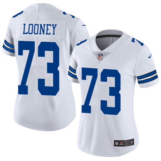 Women's Nike Dallas Cowboys #73 Joe Looney Elite White NFL Jersey - Ujersey