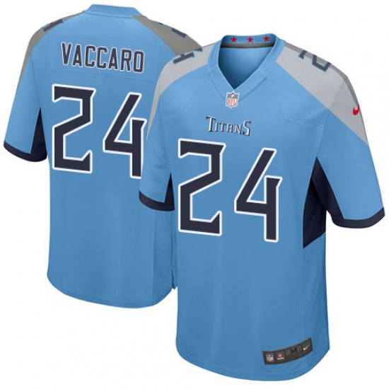 Men Nike Tennessee Titans #24 Kenny Vaccaro Game Light Blue Alternate NFL Jersey - Ujersey