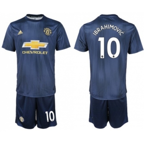 Manchester United #10 Ibrahimovic Third Soccer Club Jersey