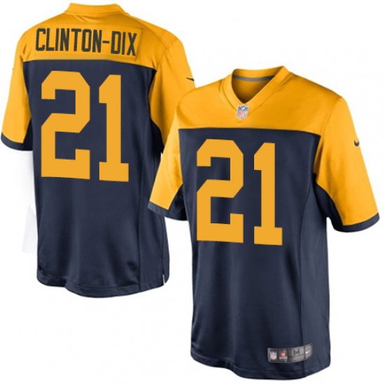 Men's Nike Green Bay Packers #21 Ha Ha Clinton-Dix Limited Navy Blue Alternate NFL Jersey - Ujersey