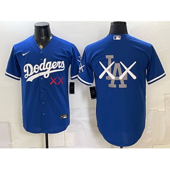 Men's Los Angeles Dodgers Blue Vapor Premier Limited Stitched Baseball Jersey - Ujersey
