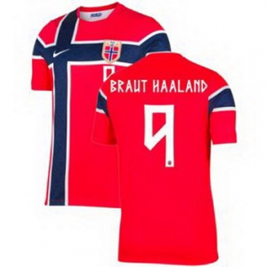 Youth 9 Norway Erling Haaland 2026 Home Stadium Replica Jersey 1