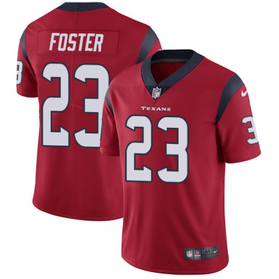 Youth Nike Houston Texans #23 Arian Foster Limited Red Alternate Vapor Untouchable NFL Jersey - Ujersey