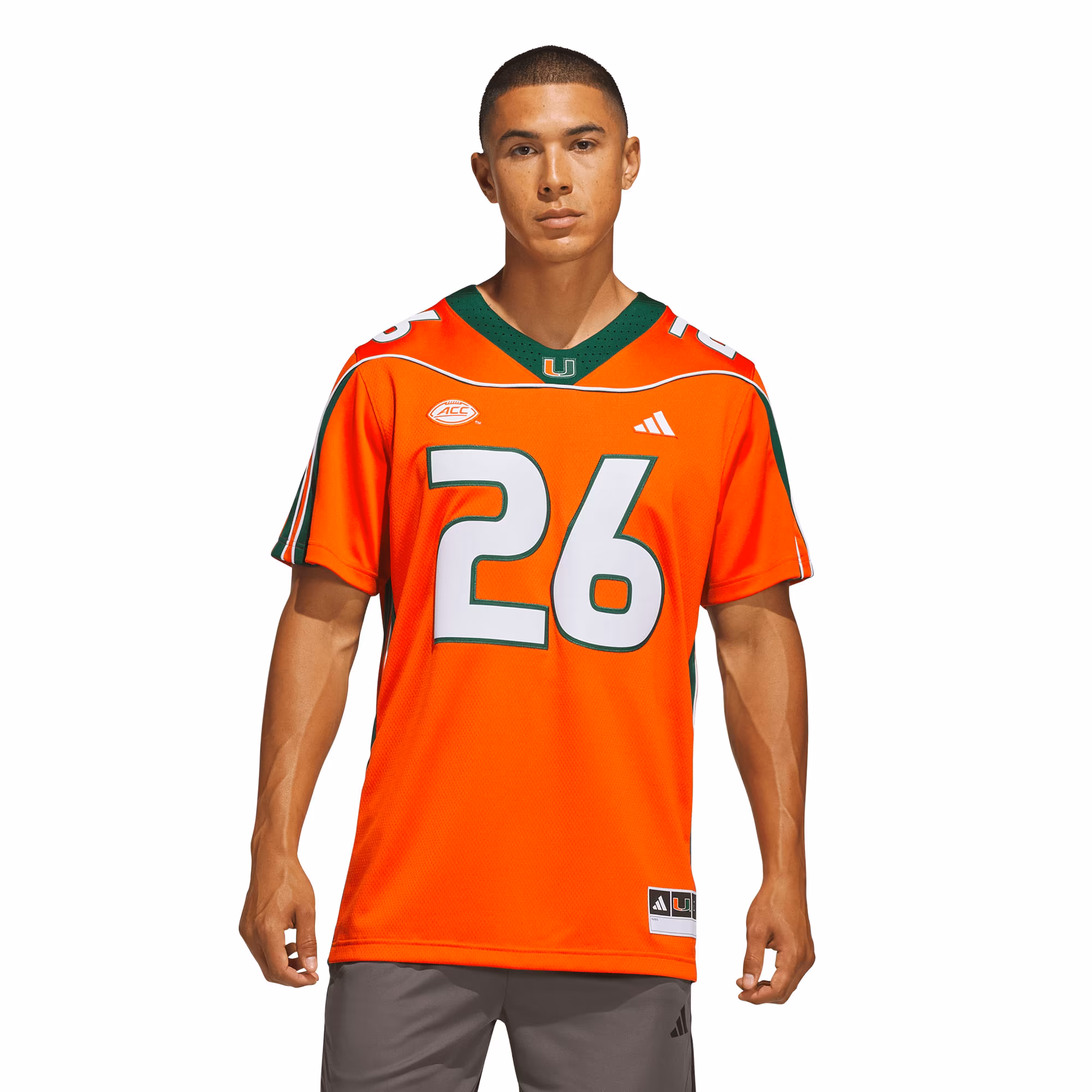 Men's adidas Sean Taylor Orange Miami Hurricanes Home It's Back Premier Jersey - Ujersey