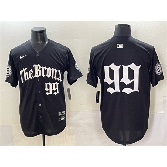 Men's New York Yankees #99 Aaron Judge Black 'Gothic Legacy Edition' Vapor Premier Limited Stitched Baseball Jersey - Ujersey